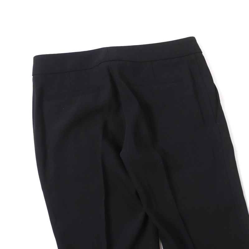 Gucci 292855 Center Press Flared Pants With Interlocking Ghardware Black 38