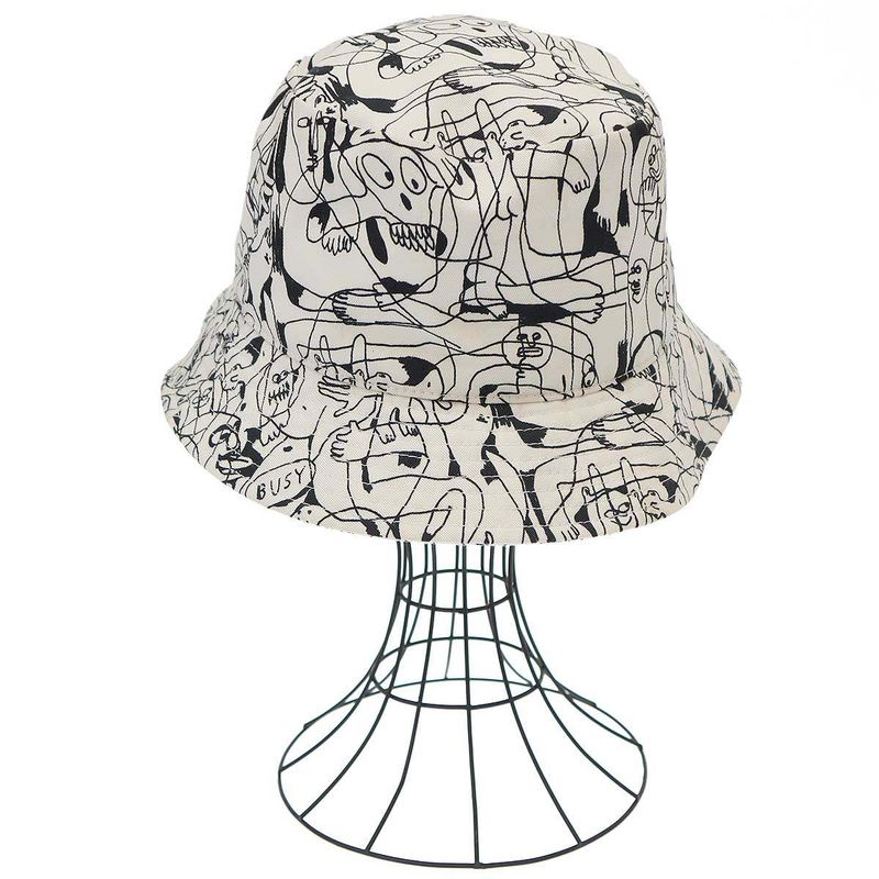 Celine 22ss Graphic Design Bucket Hat 2auv1697q White L