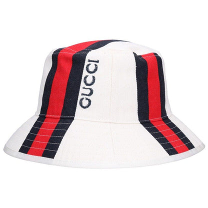 Gucci 788561 Striped Bucket Hat Men's M