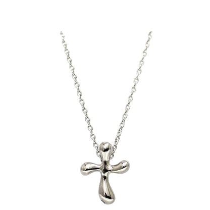 Tiffany & Co Cross Necklace Ec22790 Silver