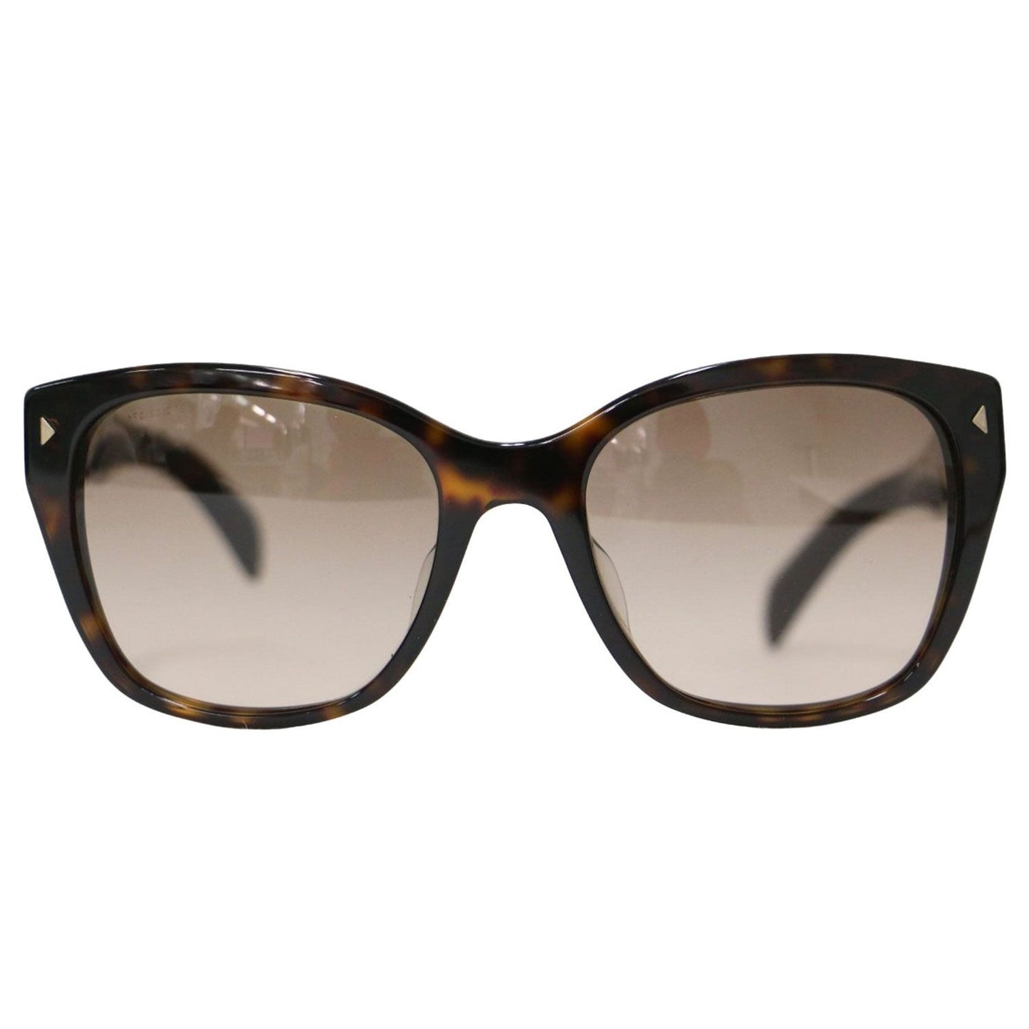 Prada Sunglasses Brown Acetate Gradient Logo Tortoiseshell