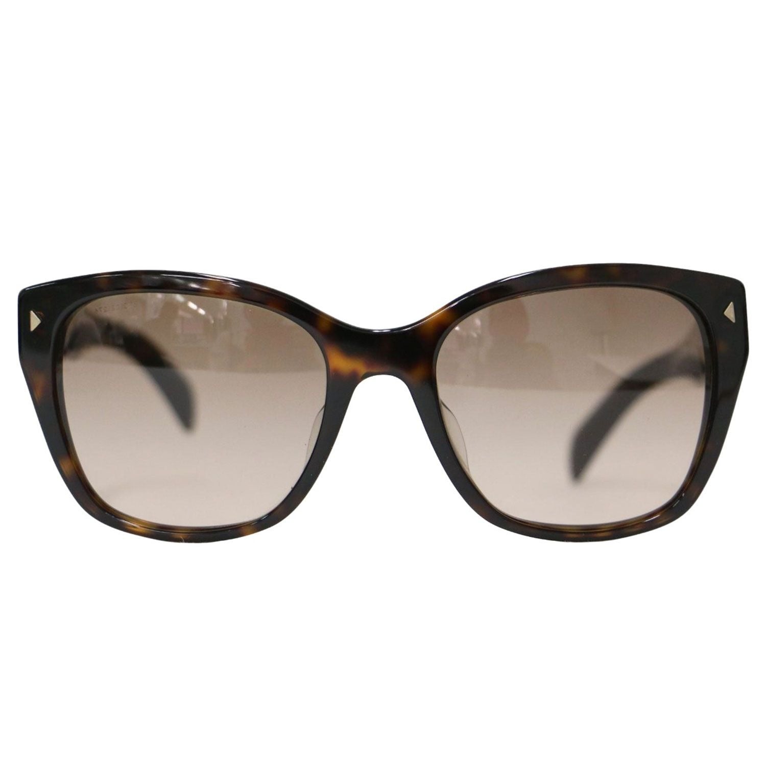 Prada Sunglasses Brown Acetate Gradient Logo Tortoiseshell