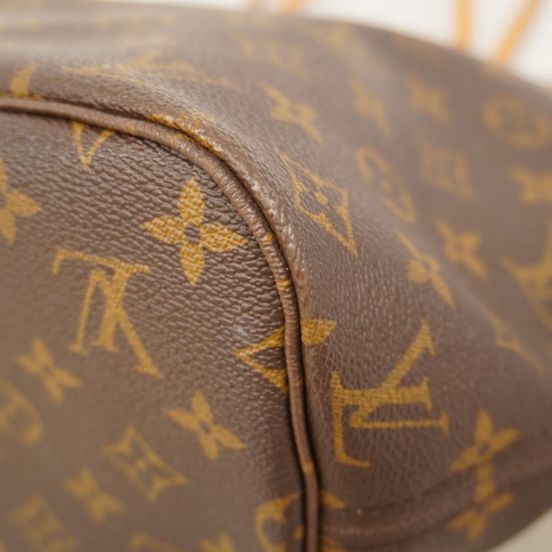 Louis Vuitton Tote Bag Monogram Neverfull MM M40156 Brown Ladies