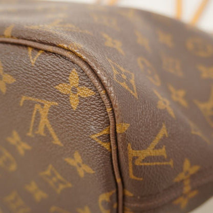Louis Vuitton Tote Bag Monogram Neverfull MM M40156 Brown Ladies