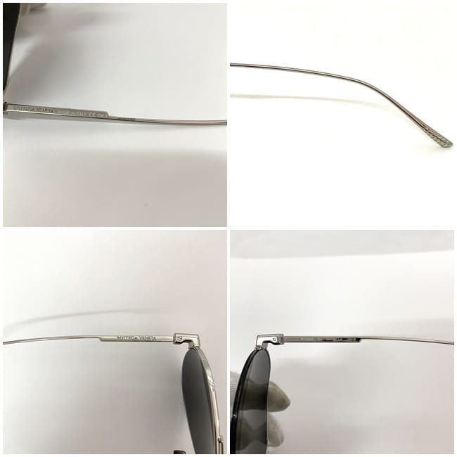 Bottega Veneta Sunglass Es F21476 Silver Gray Mirror