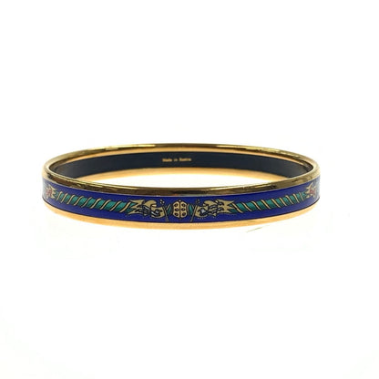 Hermes Enamel PM Bracelet Bangle Gold