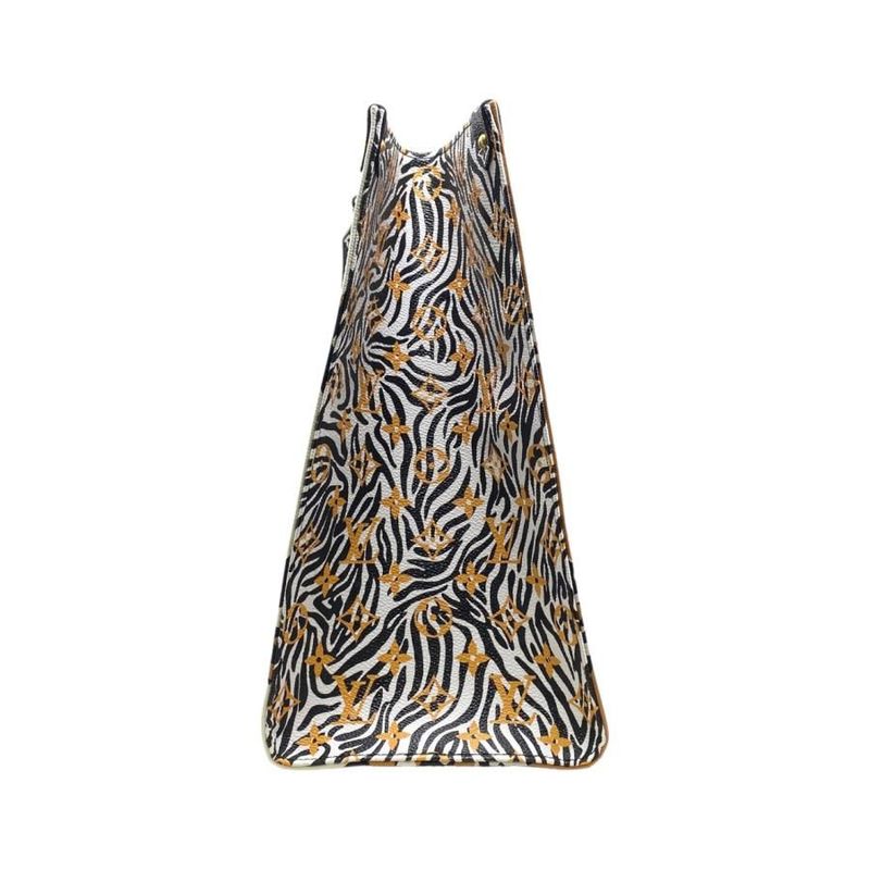 Louis Vuitton Tote Bag on-the-Go GM M44675 Monogram/jungle Ivoire Brown Louis