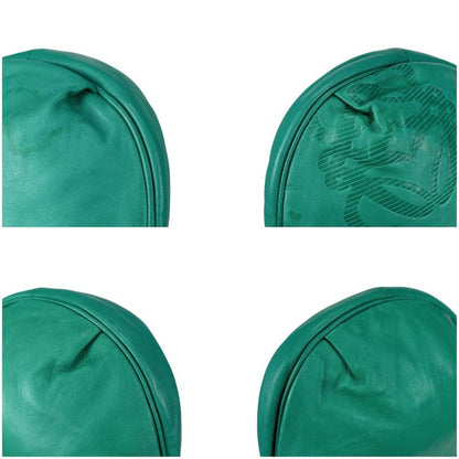 Loewe Mini Shoulder Bag Nappa Leather Green Anagram Logo Pochette Drawstring