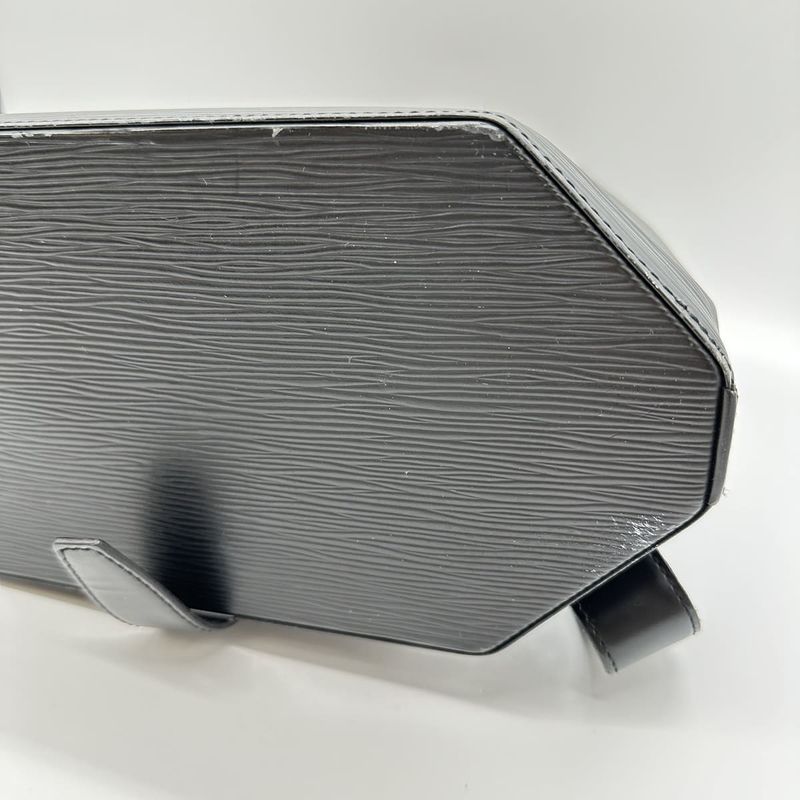 Louis Vuitton M80153 Sac Ad Shoulder Bag Epi Leather Noir Black Ladies Men