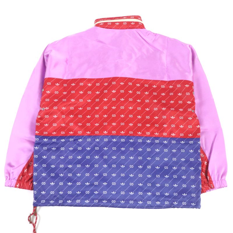 Gucci Adidas 22AW 691429 Trefoil GG Logo Hooded Pullover Anorak Hoodie Blouson