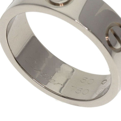Cartier Love Ring #50 Ring - 18K White Gold Ladies