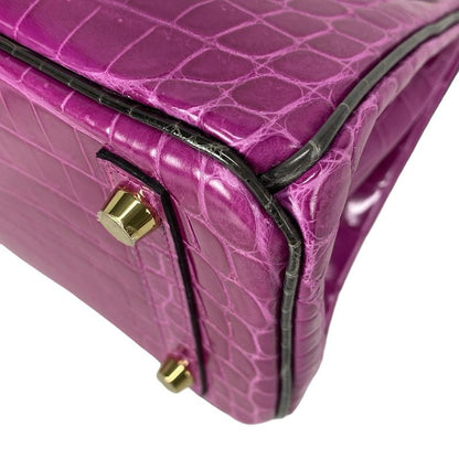 Hermes Handbag Birkin 25 Rose Scheherazade And Griffonce Gold Hardware /personal