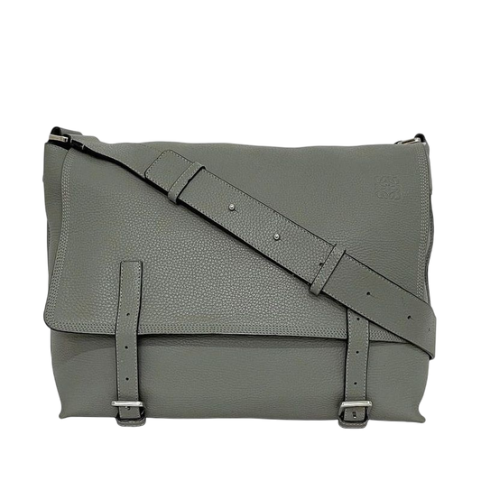 Loewe Shoulder Bag Military Messenger Bag Gray 316