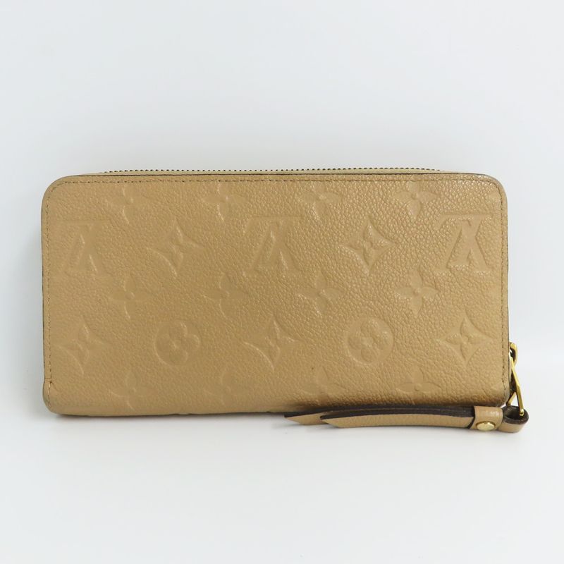 Louis Vuitton Zippi-wallet M60746 Monogram Empreinte Dune Beige Long