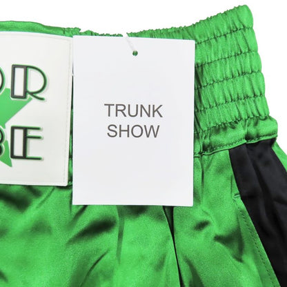 Unused 22SS Christian DIOR Boxing Shorts Half Pants Logo DIOR VIBE Green S