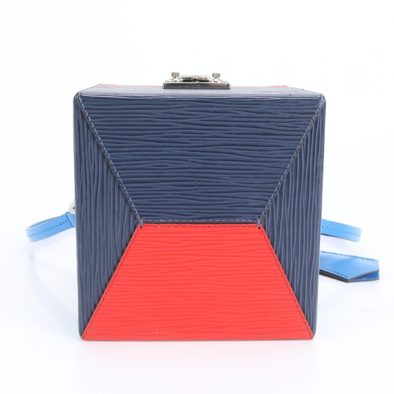 Louis Vuitton Epi Bleecker Box M52466 Leather 2WAY Shoulder Bag Crossbody Women