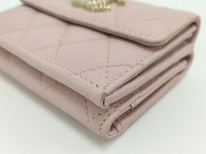 Chanel Small Wallet Ap4319 Pink Caviar