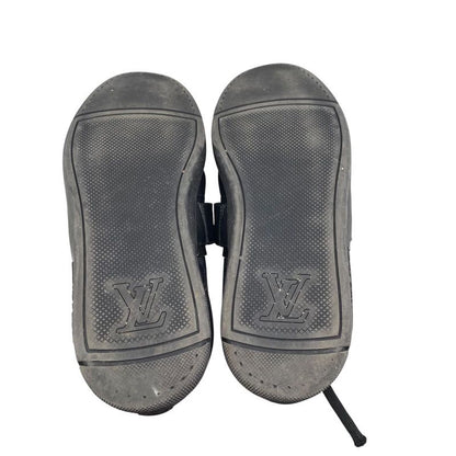 Em0441 Louis Vuitton Graphite Low Cut Sneakers Size 7 Preowned