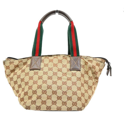 Gucci Handbag GG Sherry Canvas Leather 30ka664
