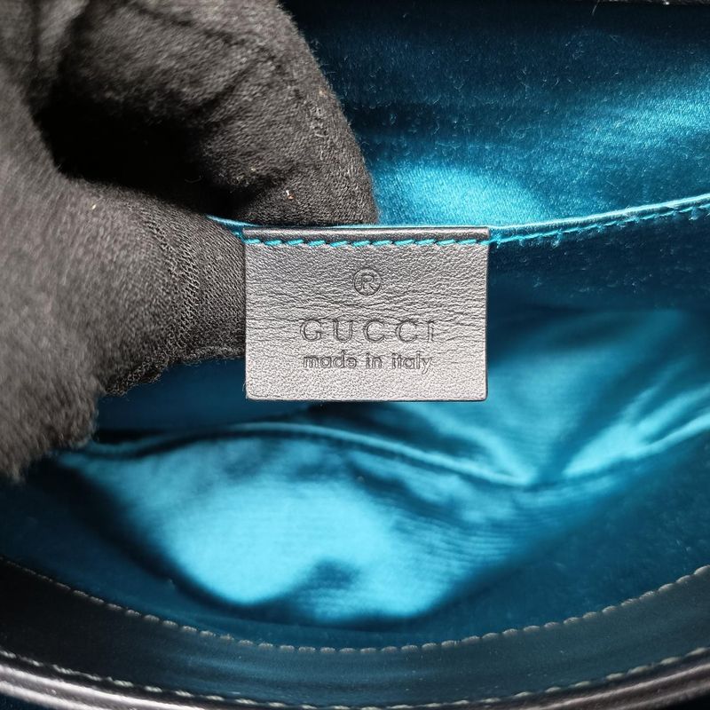 Gucci Ophidia Red And Black Suede 503877 I023532988