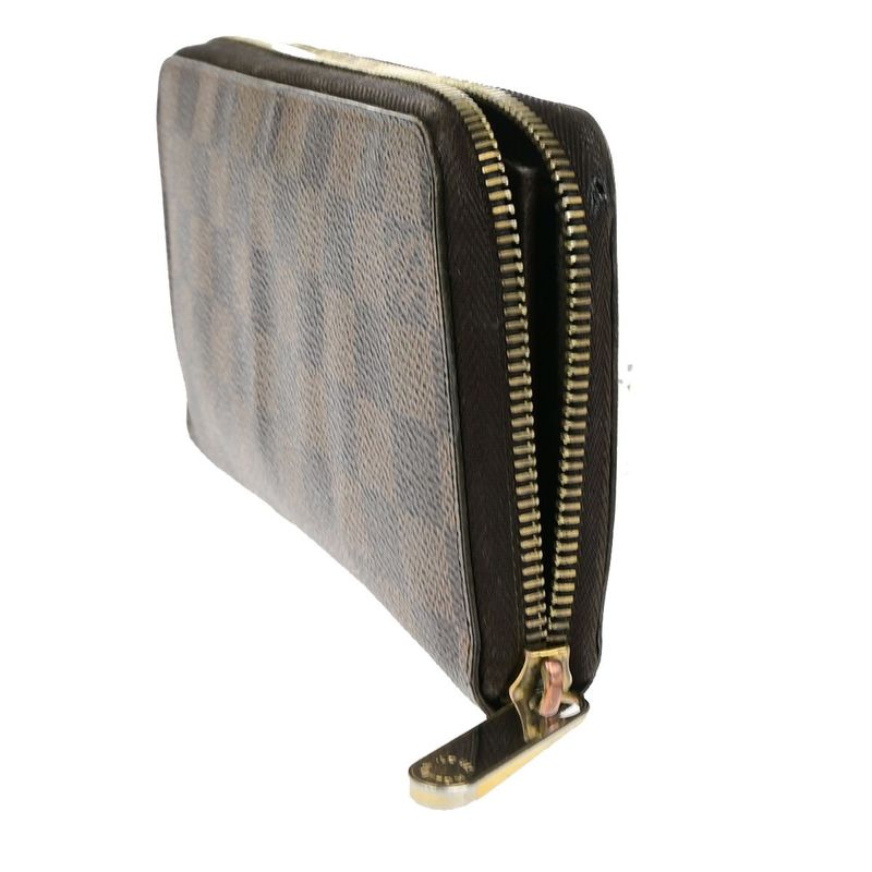Louis Vuitton Zippy Wallet Damier Ebène Long Wallet N60015 09yg563