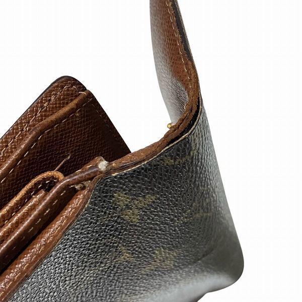 Louis Vuitton Monogram Porte Trésor Etui Chequier M61200 Trifold Wallet Unisex