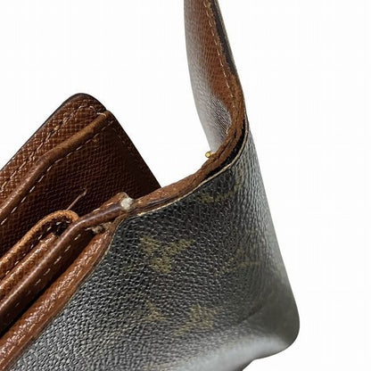 Louis Vuitton Monogram Porte Trésor Etui Chequier M61200 Trifold Wallet Unisex