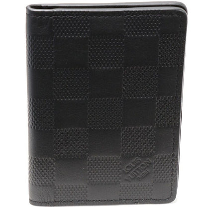 Louis Vuitton Bifold Card Case Pass Case Damier Infini Onyx Organizer De Poche