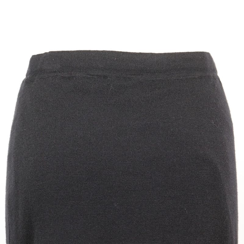 [dior] Christian Dior Wool×rayon Black Women's Skirt