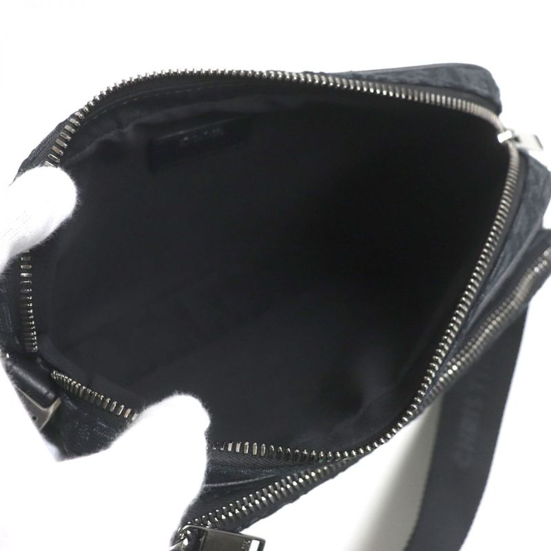 DIOR Om 1adpo276yky_h03e Oblique Jacquard Saddle Three-in-one Pouch 3-in-1 Bag