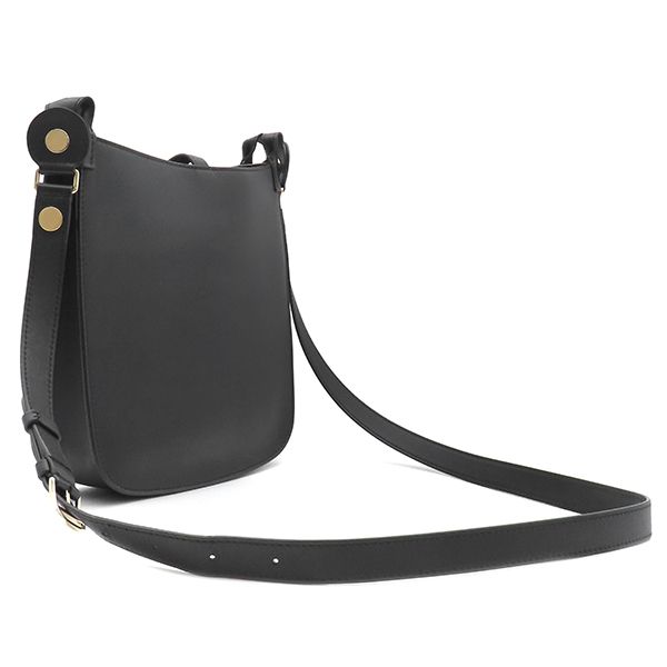 Cartier Shoulder Bag Hobo Bag Sm Leather Black Gold Hardware Must de Cartier