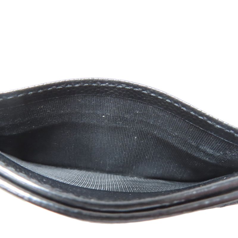 Saint Laurent V-stitch Logo Card Case Calf Women