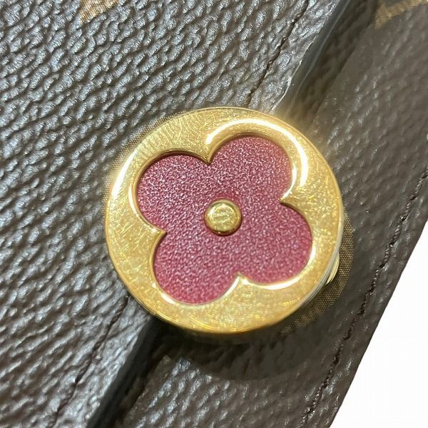 Louis Vuitton Monogram Portefeuille Flore M64588 Bifold Wallet For Women