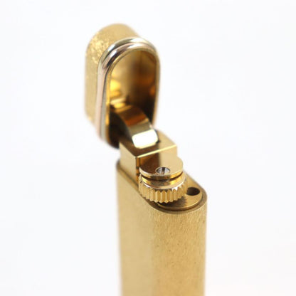 Cartier Trinity Oval Roller Lighter Gold Swiss Made Confirmed Ignition Men's