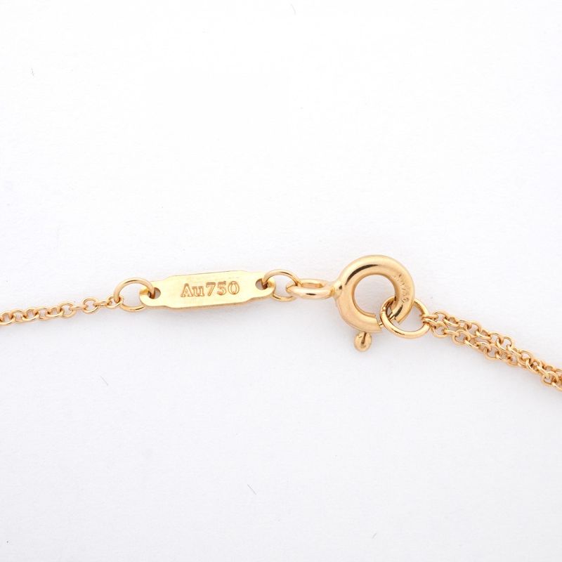 Tiffany & Co Necklace T-smile Small 18K Pink Gold Pink Gold Ladies