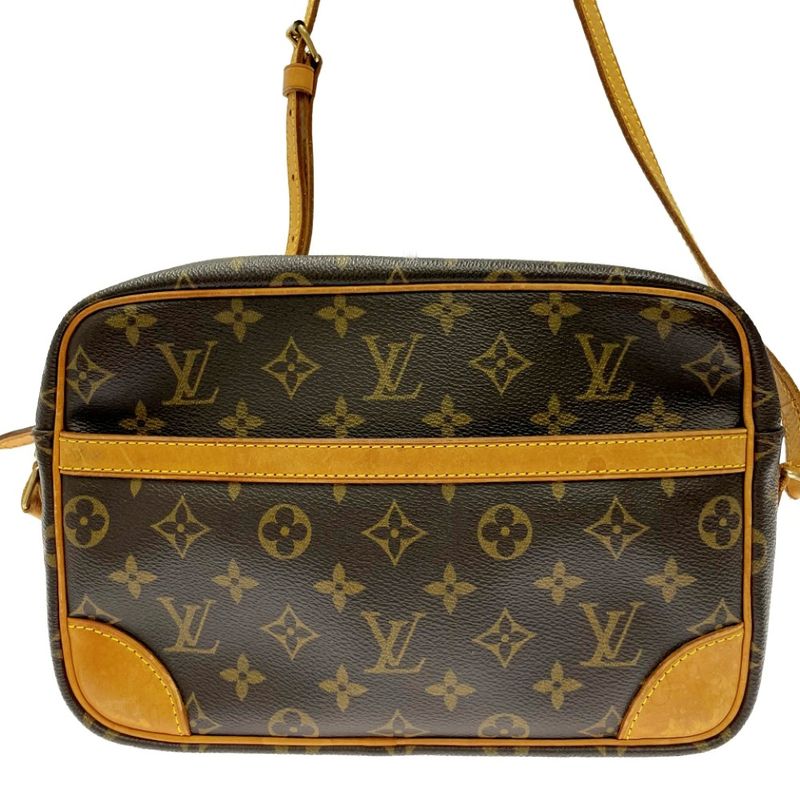 Louis Vuitton M51274 Monogram PVC Trocadero 27 Shoulder Bag Brown 370355