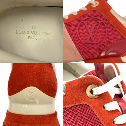 Louis Vuitton - Suede Leather Runaway LV Circle Logo Sneakers - 38 - Bordeaux