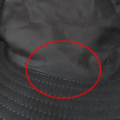 Hermes H Logo Embroidered Wide Brim Hat Dark Brown 56 Made In France Women