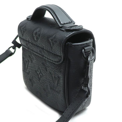 Louis Vuitton Pico S Lock 2way Shoulder Bag Taurillon Black M83148 IC Chip