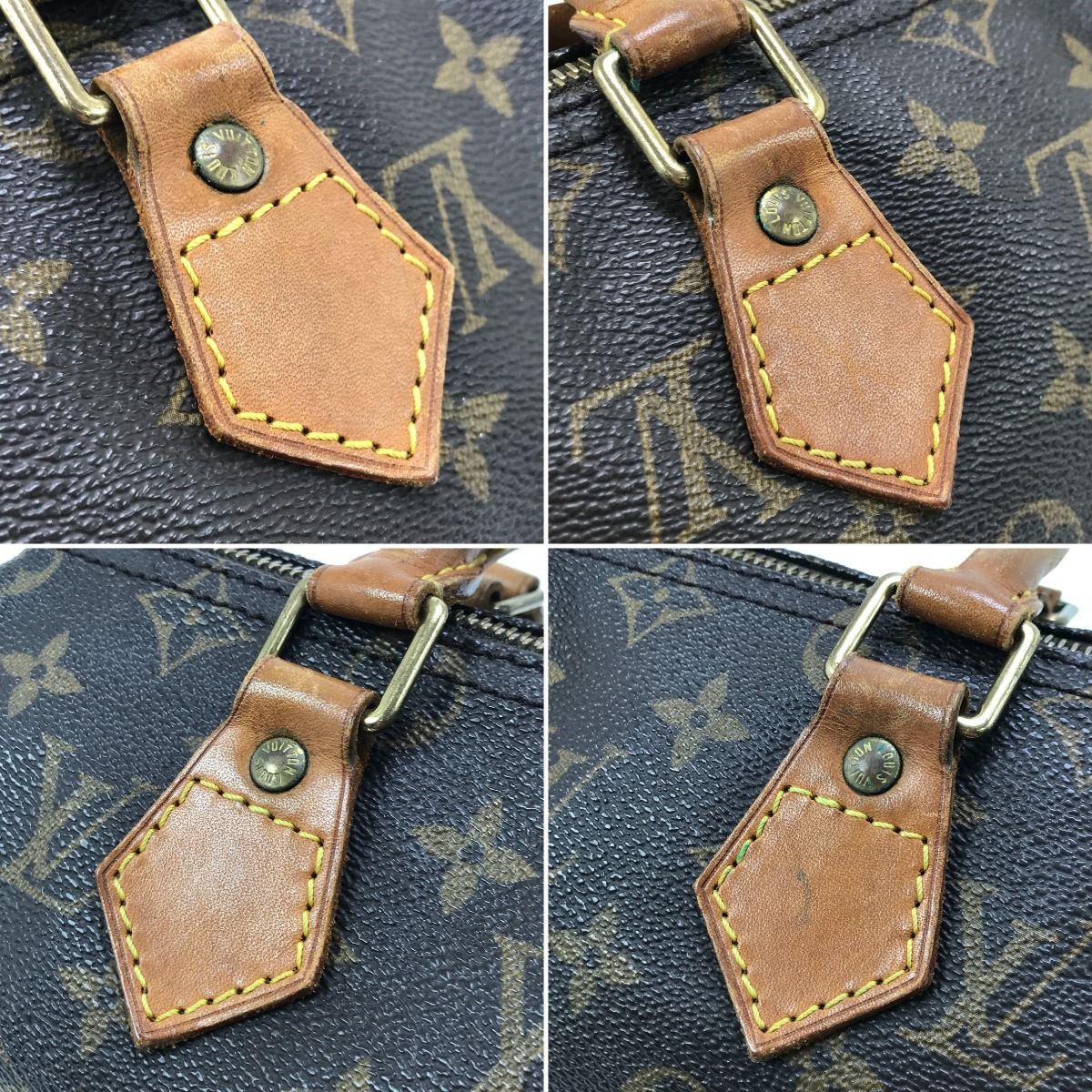 Louis Vuitton Handbag Monogram Speedy 25 Padlock & Key Miss Ing Usable