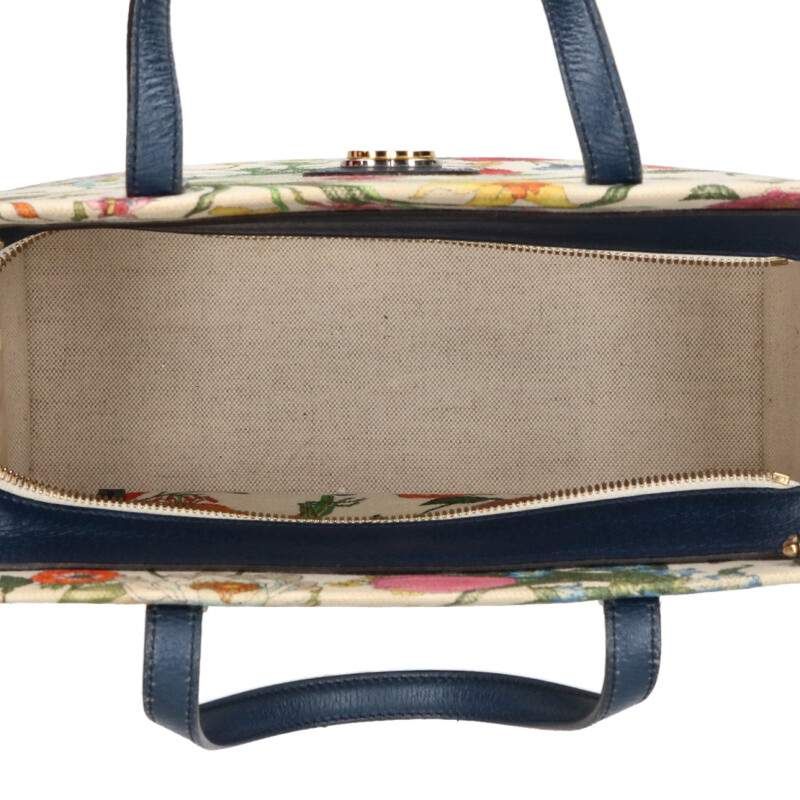 Gucci 550141 2-way Handbag With Flower Design Women