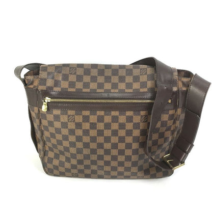 Louis Vuitton Shoulder Bag Bastille M45258 Damier Canvas Ebène Brown