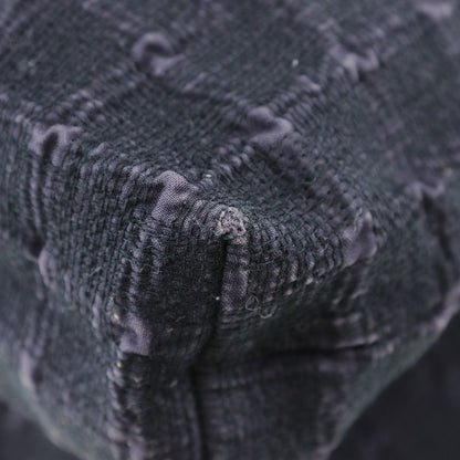 Hermes Amedava Cabas De Poche Canvas Black Women's Shoulder Bag