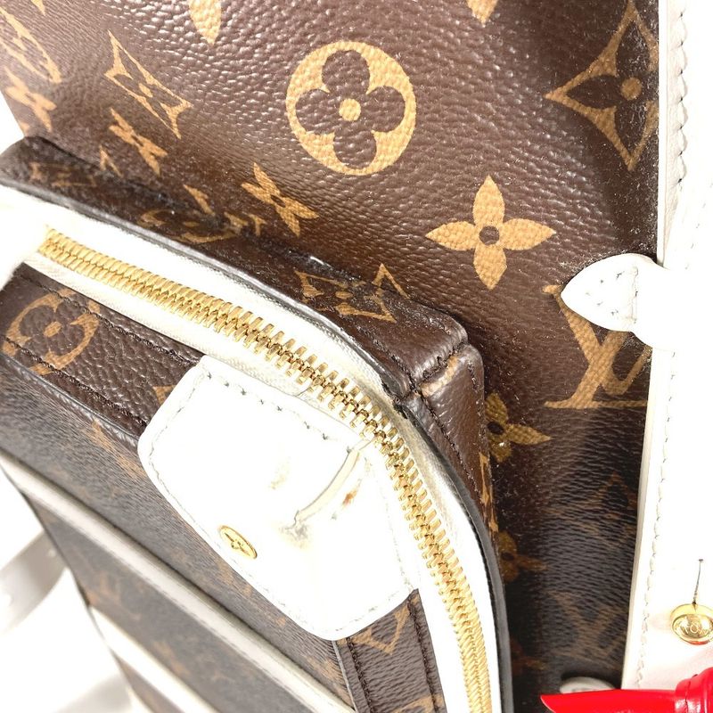 Louis Vuitton Backpack Sac Christopher Soft Trunk M45580 Monogram Canvas Brown