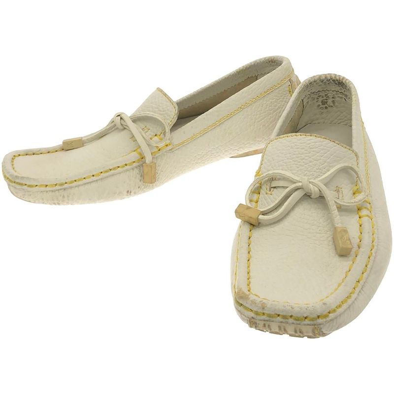 Louis Vuitton Driving Shoes White 37
