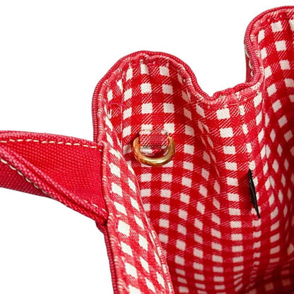 Prada Bn2439 Mini 2-way Canapa Tote Bag Prada Red