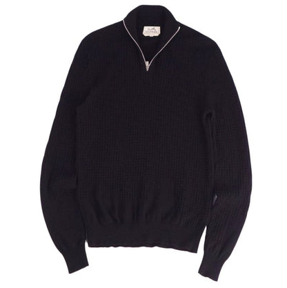 Hermes Knit Half-zip Sweater Long Sleeve Long