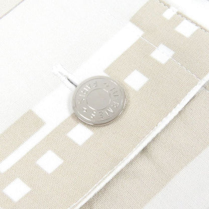 Hermes 100% Cotton Abstract Total Pattern Sleeve Serie Buttons Long Sleeves