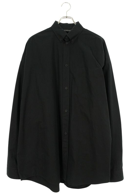 Balenciaga 725377 Tyb18 Back Logo Print Long Sleeve Shirt Men's 3