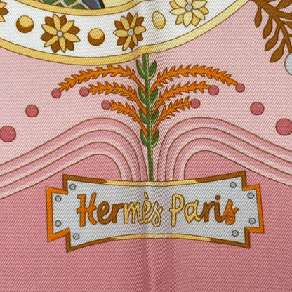 Hermes Carre 90 Escales Mediterraneennes Mediterranean Port City Scarf Silk